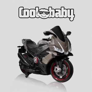 Coolbaby 1199 Sports Bike toy designed for kids, featuring a vibrant blue frame and realistic bike details for active play.