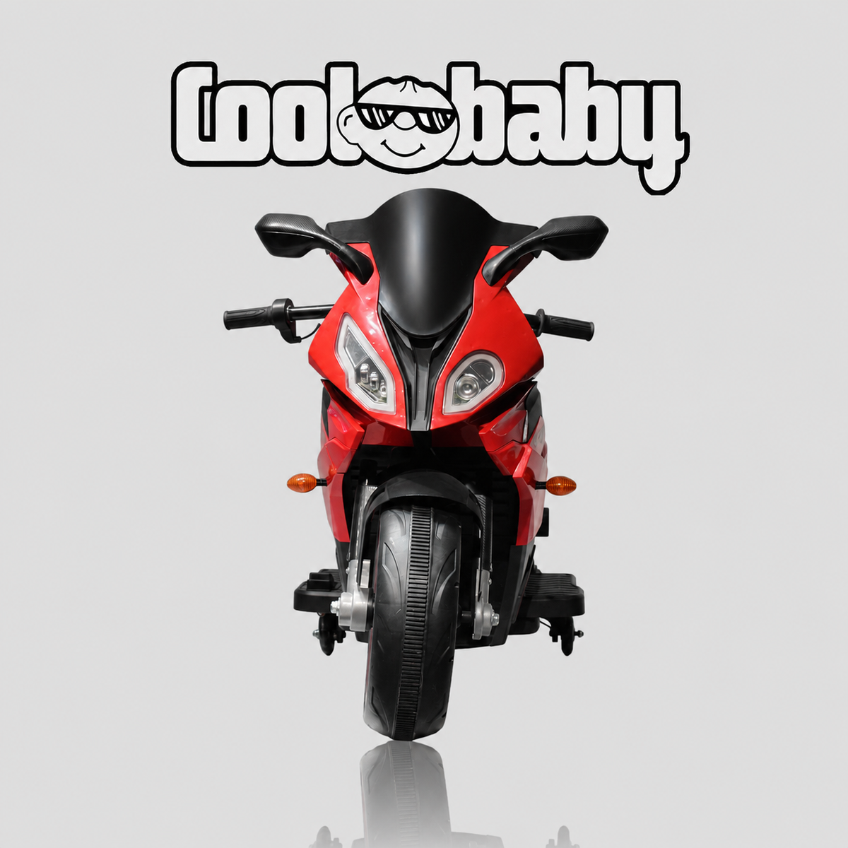 Colorful Coolbaby 1199 Sports Bike toy by coolbaby.co.in with realistic design, perfect for children’s active play.