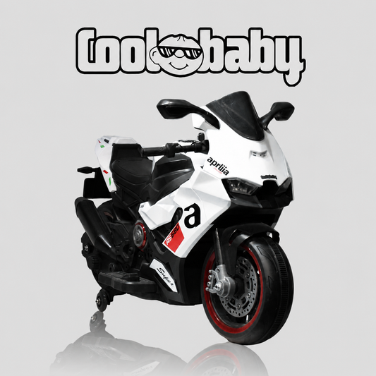 Coolbaby 1199 Sports Bike toy for kids, featuring colorful design and sturdy plastic build, perfect for active play.