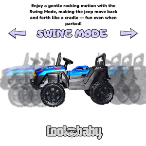 CoolBaby Jeep Rover 6677 - Painted - Coolbaby Toys