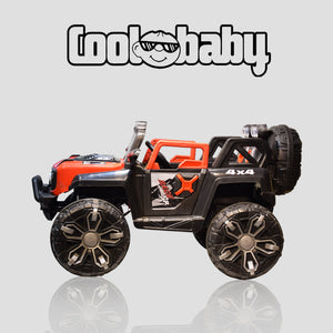 Coolbaby 2288 Kids Electric Ride-On 4x4 SUV Car – Red & Black