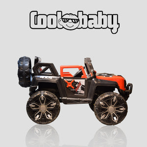 Coolbaby 2288 Kids Electric Ride-On 4x4 SUV Car – Red & Black