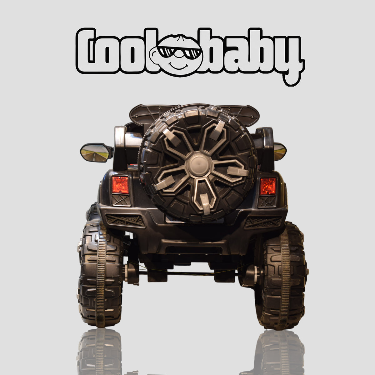 Coolbaby 2288 Kids Electric Ride-On 4x4 SUV Car – Red & Black