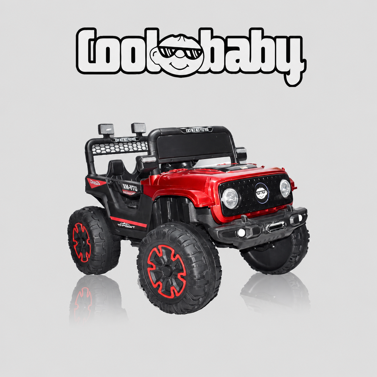 Coolbaby Beast 5588 toy jeep in vibrant colors with realistic design and sturdy wheels, perfect for outdoor play.