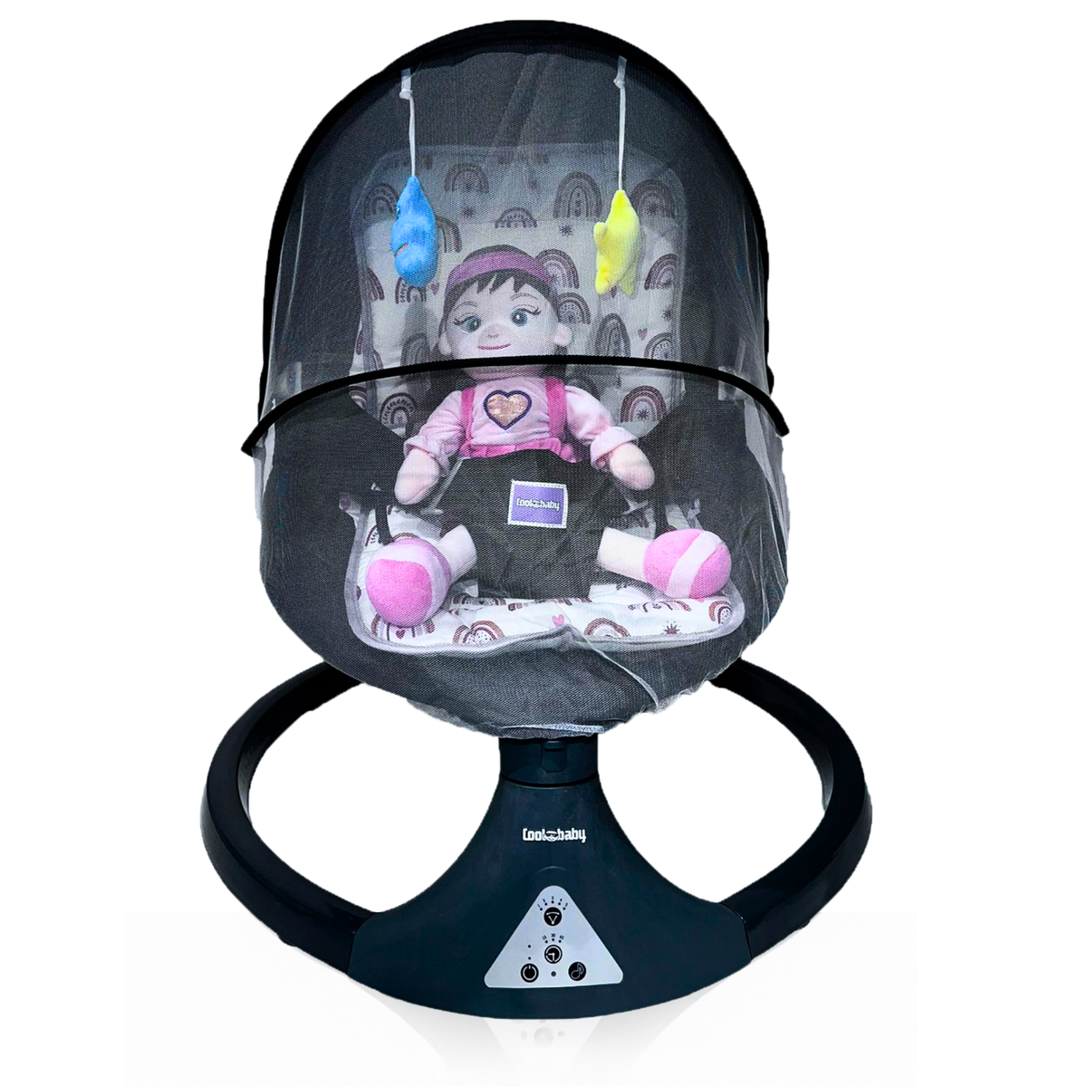 Coolbaby Premium Automatic Electric Baby Swing Cradle