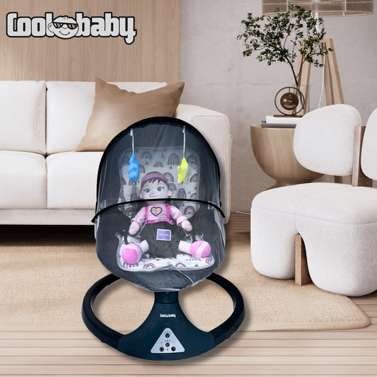 Coolbaby Premium Automatic Electric Baby Swing Cradle