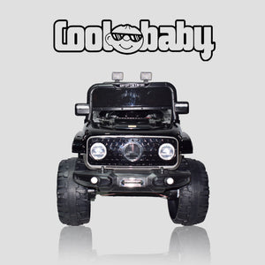 Black Coolbaby Beast 5588 toy car from coolbaby.com, featuring a sleek design and detailed exterior.