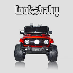 Red Coolbaby Beast 5588 toy car by coolbaby.com, featuring a detailed design and sturdy build for kids' play.