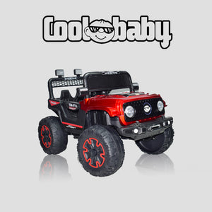 Red Coolbaby Beast 5588 toy car with detailed design and realistic features, perfect for kids and collectors.