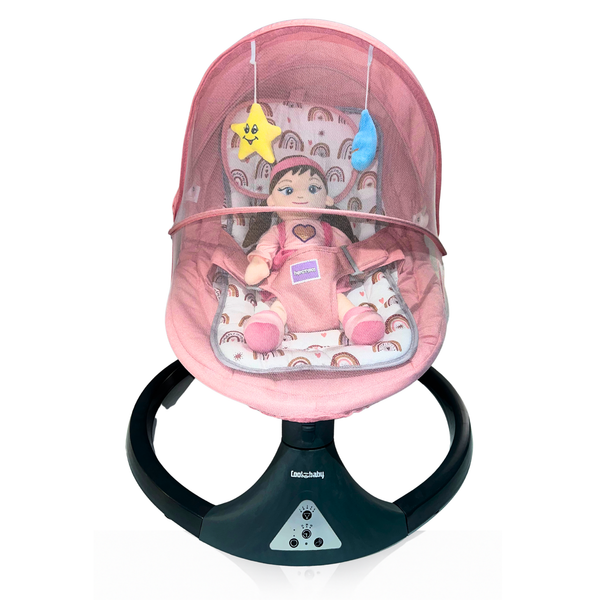 Coolbaby Premium Automatic Electric Baby Swing Cradle