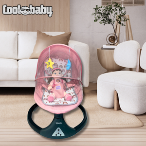 Coolbaby Premium Automatic Electric Baby Swing Cradle