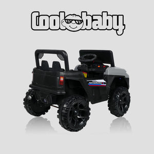 CoolBaby Jeep Rover 6677 toy car for kids, featuring a sturdy design and realistic details in vibrant colors.