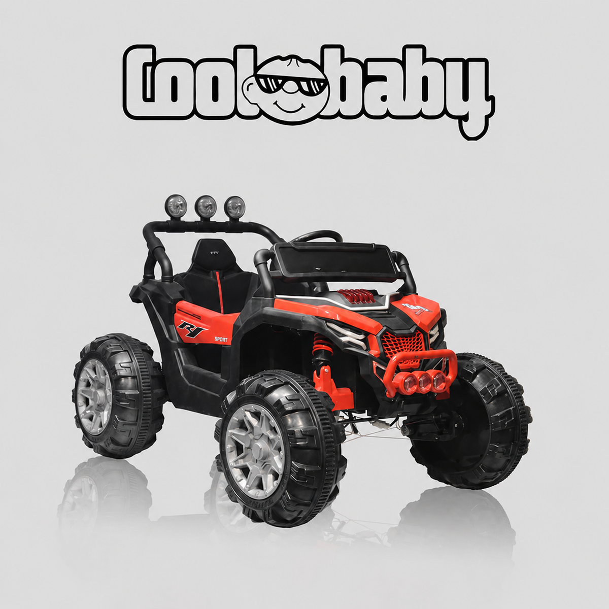 Coolbaby 903 UTV WSL 4x4 toy jeep for kids, featuring realistic design and vibrant colors, suitable for outdoor play.
