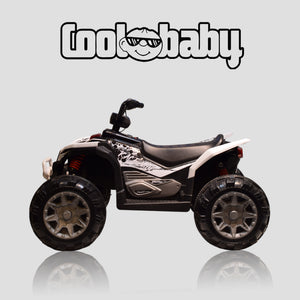 Coolbaby ATV-909 toy bike for kids, featuring colorful plastic design and sturdy wheels, ideal for outdoor play.