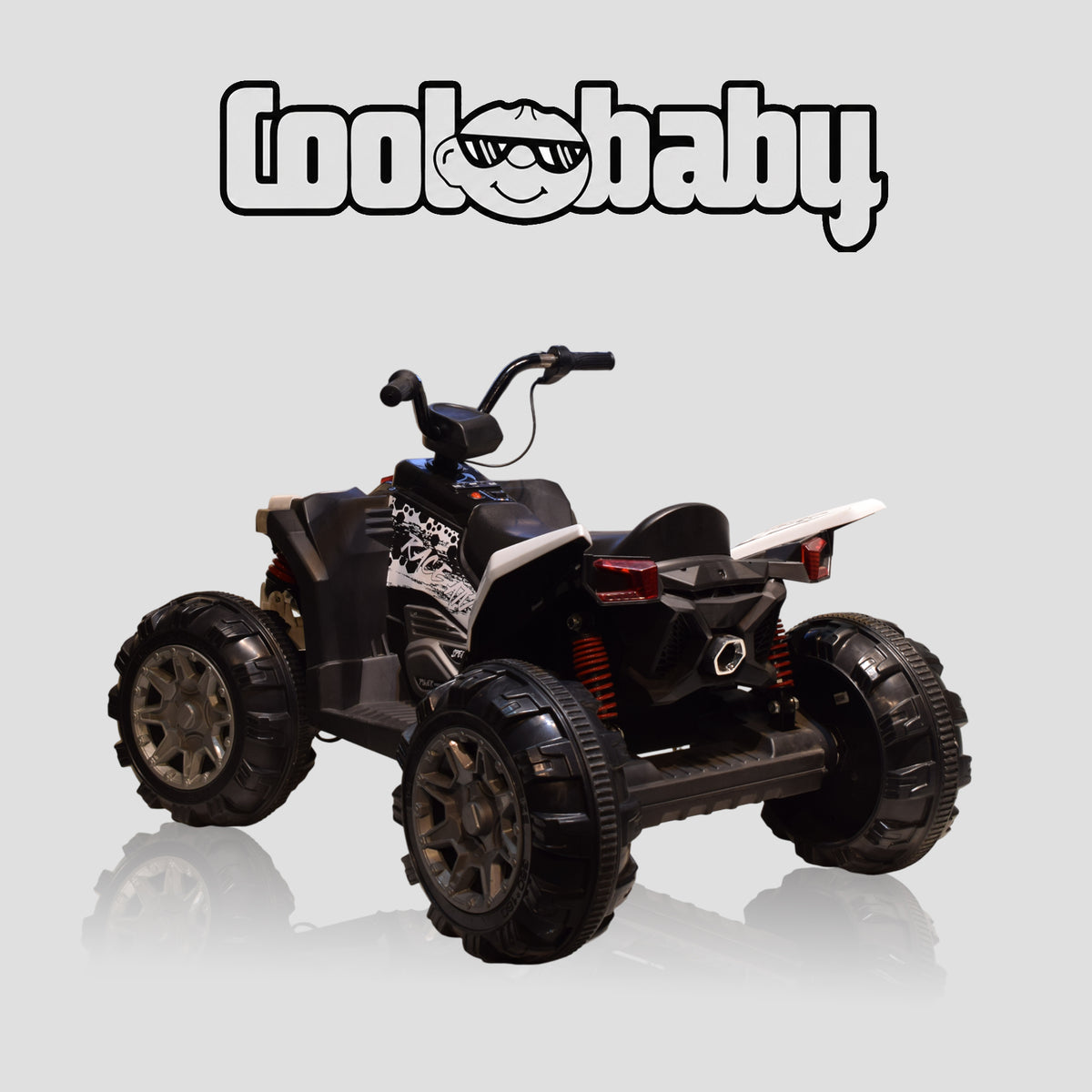 Children's toy bike model ATV-909 from Coolbaby, featuring a colorful plastic design and sturdy wheels for kids' outdoor play