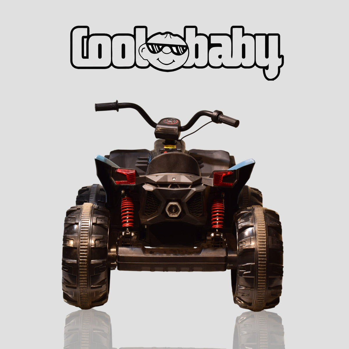 Colorful Coolbaby ATV-909 toy bike with sturdy wheels and handlebars, designed for kids' outdoor play.
