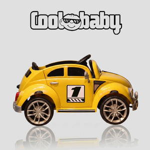Coolbaby 3001 Beetle toy car in red, featuring detailed design and wheels, perfect for children’s play.