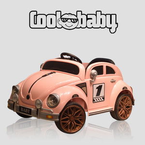Coolbaby 3001 Beetle toy car with bright yellow body and black wheels, designed for children, from coolbaby.co.in.