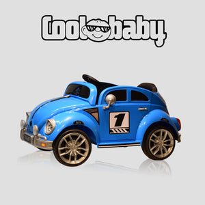 Coolbaby 3001 Beetle toy car in vibrant yellow, featuring detailed design and sturdy wheels for fun play.