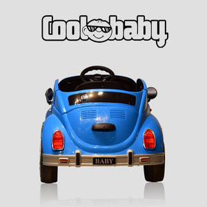 Coolbaby 3001 Beetle toy car in bright red with black wheels, designed for children, from coolbaby.co.in.