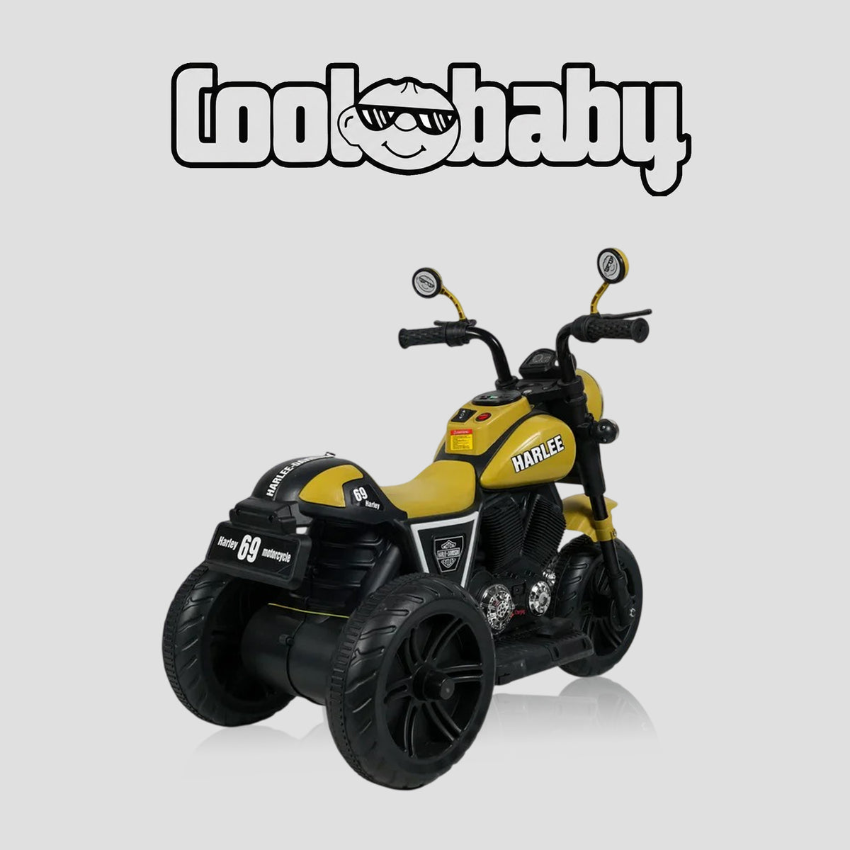 Coolbaby Indian Mini Bike toy bike, colorful plastic design with handlebars and wheels, suitable for young children.