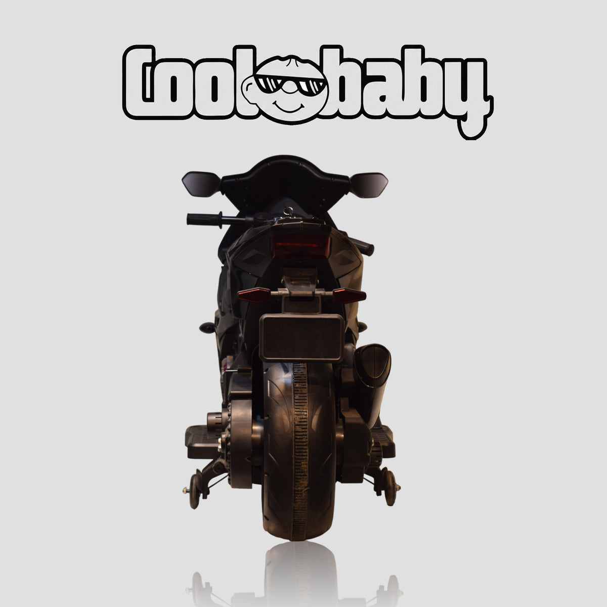Gray Coolbaby 1199 sports toy bike for kids with realistic design and sturdy build, perfect for active play.