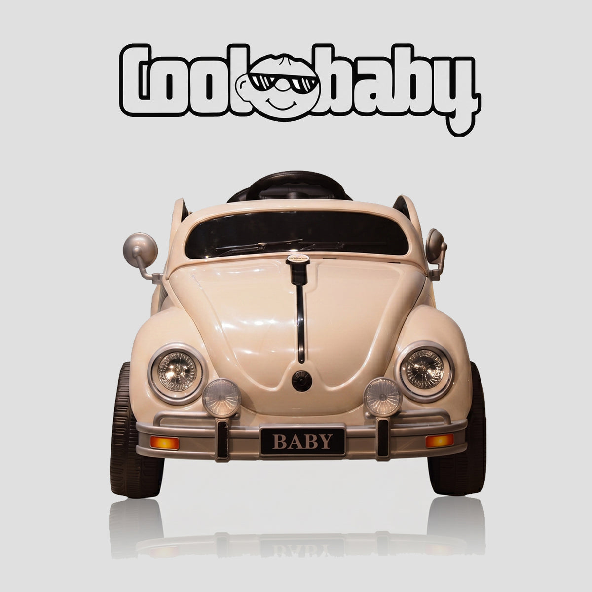 Coolbaby 3001 Beettle toy car by coolbaby.co.in, showing a colorful plastic toy car with cartoonish design and wheels.