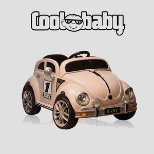 Coolbaby 3001 Beetle toy car from coolbaby.co.in, featuring a colorful plastic body and detailed wheels, perfect for kids' play.