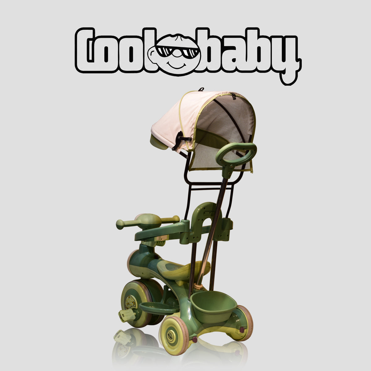 Coolbaby CB-203 Kids Tricycle with Canopy