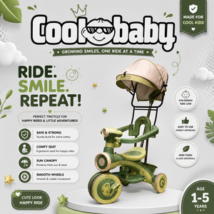 Coolbaby CB-203 Kids Tricycle with Canopy