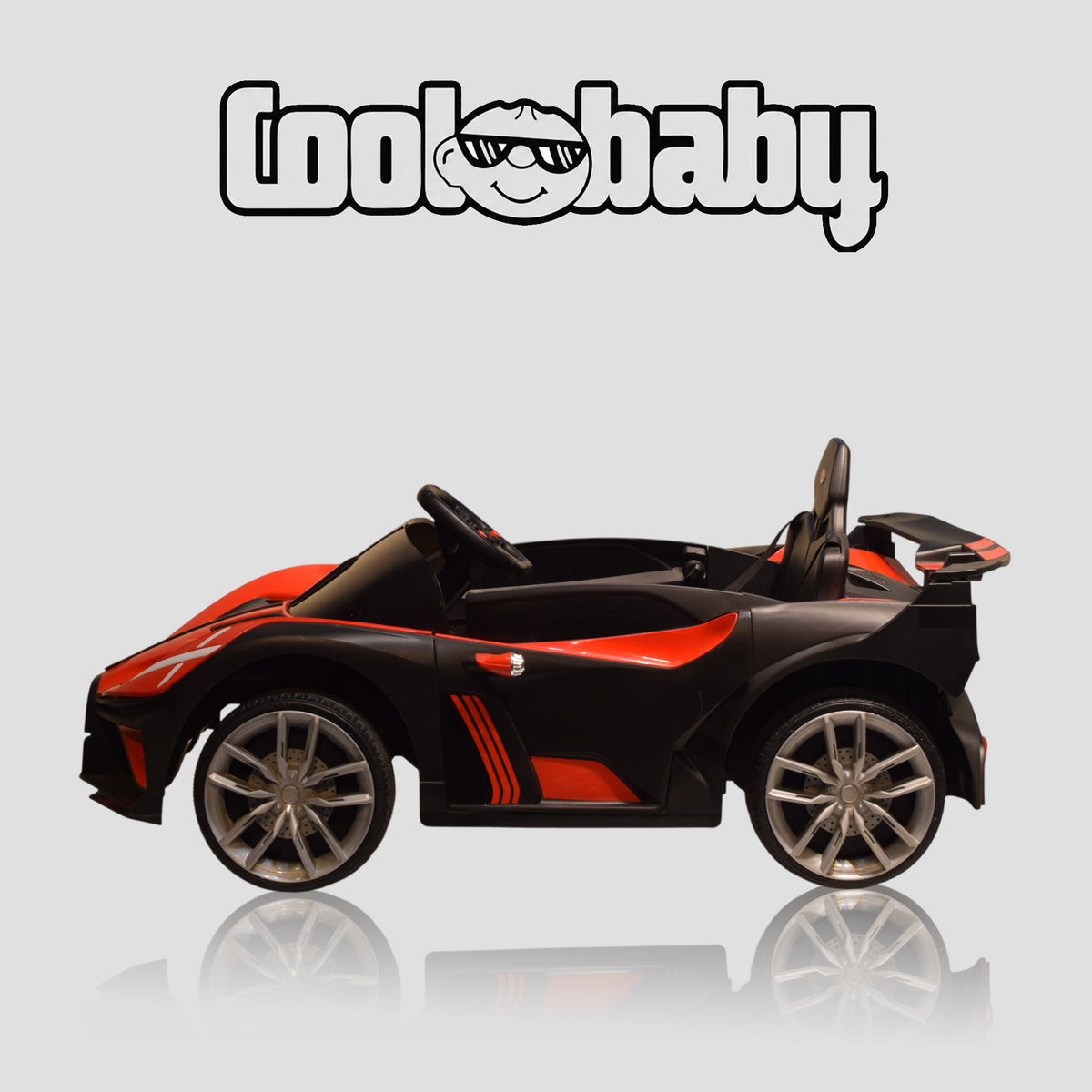 Coolbaby CB-Drift toy car in vibrant colors, designed for kids, showcasing its sleek shape and detailed exterior.