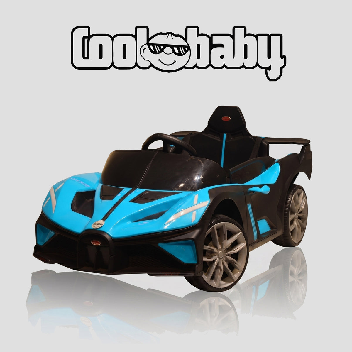 Coolbaby CB-Drift Toy Car from Coolbaby Toys, showing a sleek, blue remote-controlled toy car on a white background.