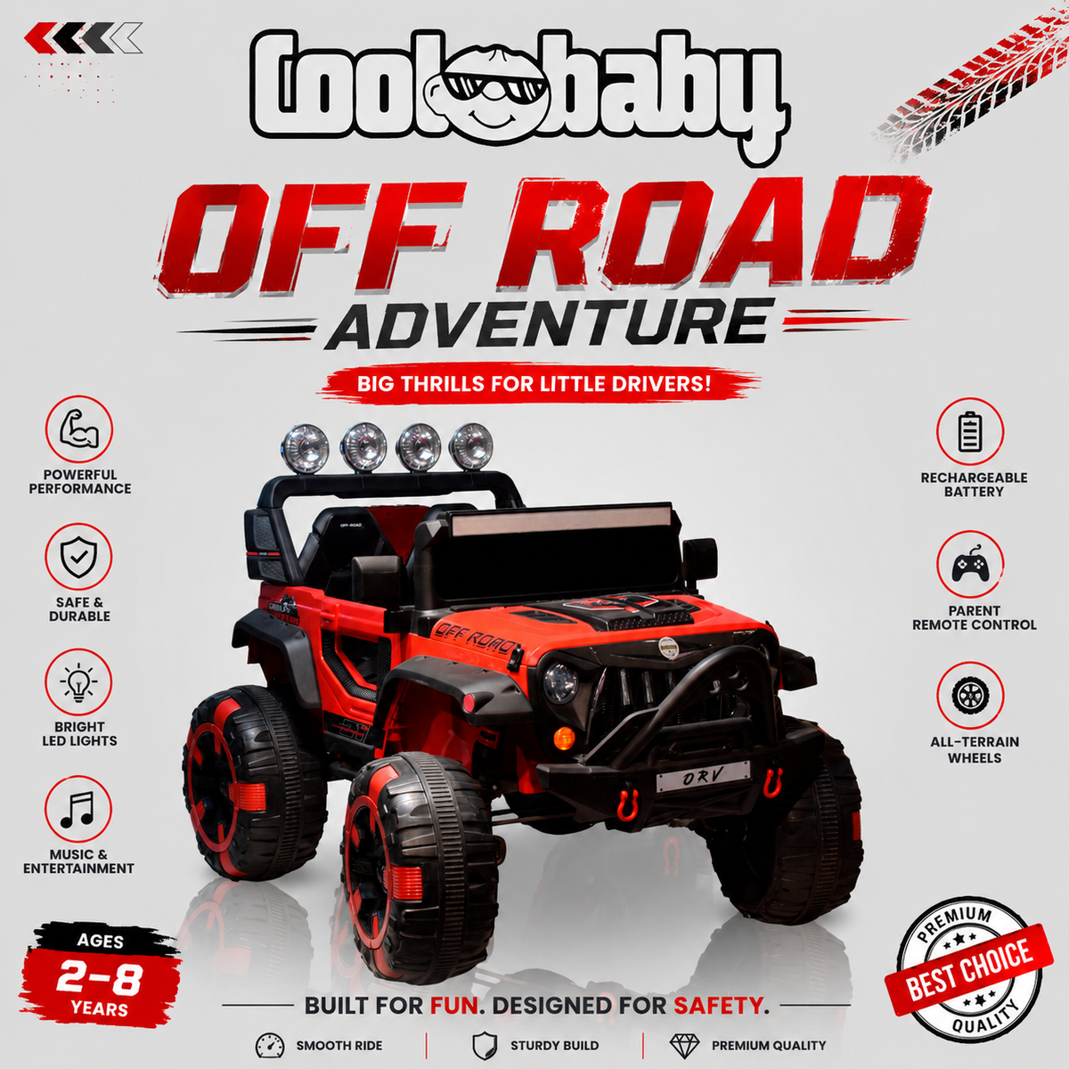 Coolbaby 5004 Defender Off Road Jeep