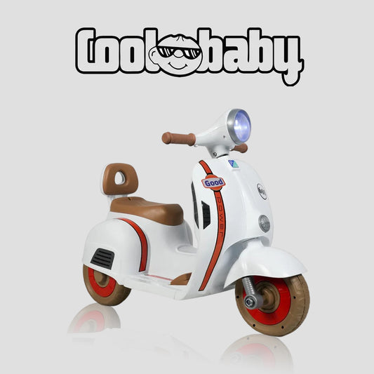 Coolbaby Mini Toy Scooter, lightweight plastic ride-on scooter for kids, with colorful design and adjustable handlebars.