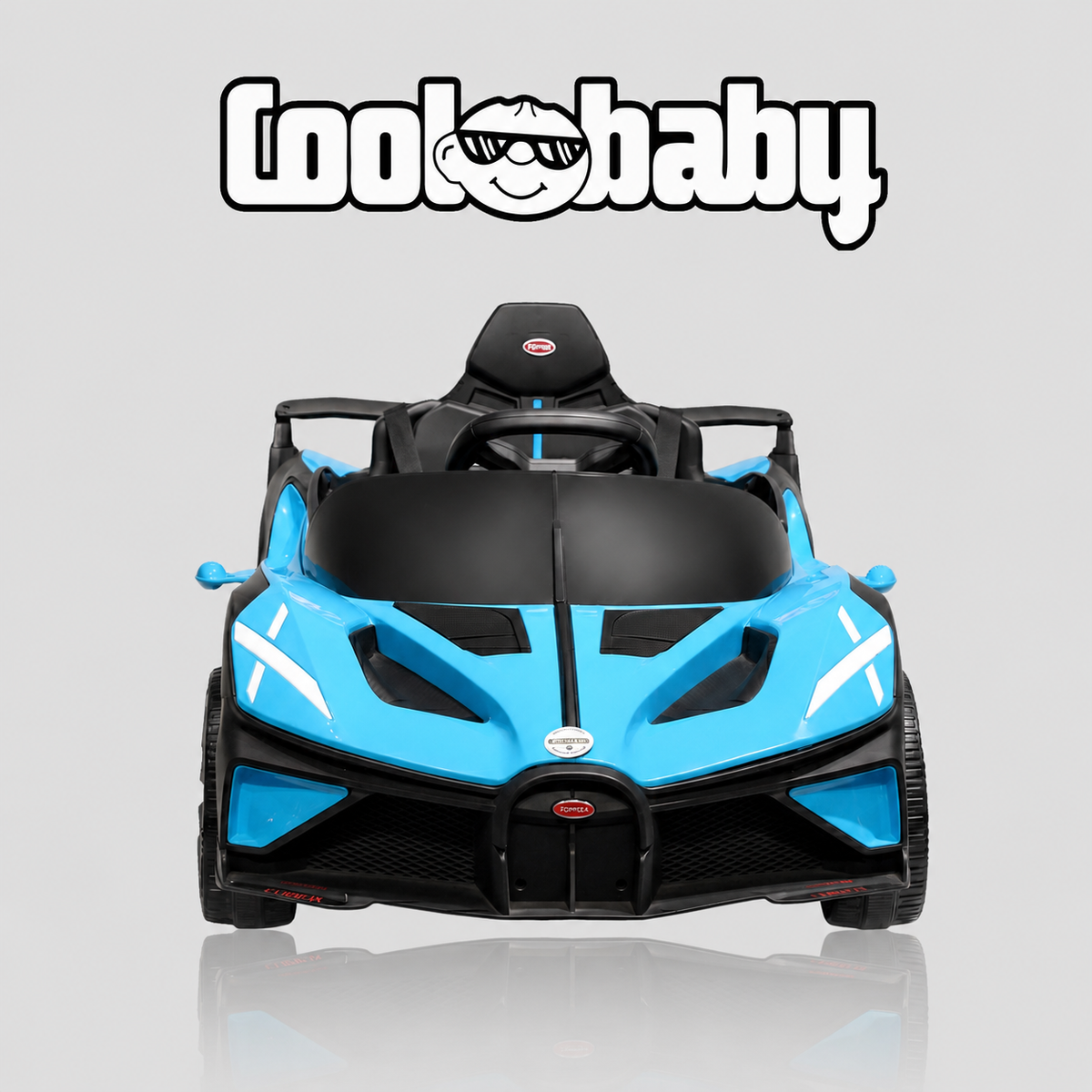 Coolbaby CB-Speed Toy Car in blue with sleek design, featuring racing decals and detailed wheels for energetic play.