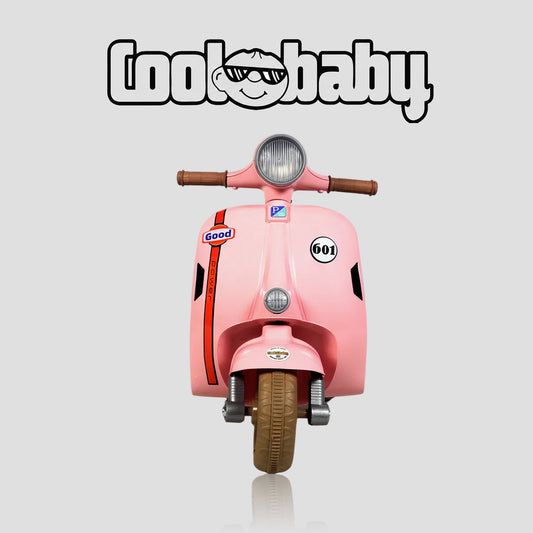 Coolbaby Mini Scooter toy in vibrant colors with sturdy handlebars and wheels, perfect for kids' outdoor play.