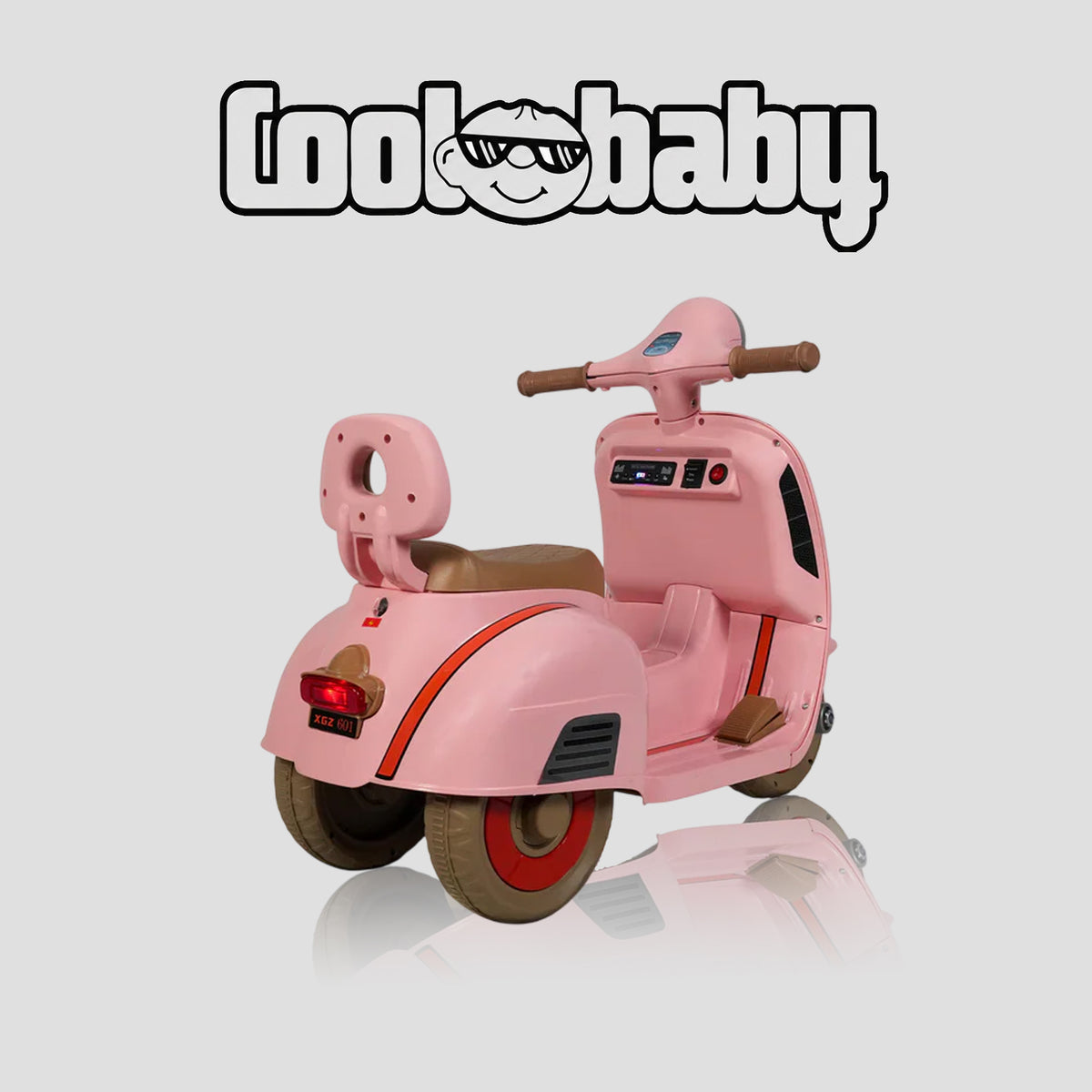 Coolbaby Mini Scooter toy with colorful handlebar grips and compact design, perfect for young children to ride and enjoy.