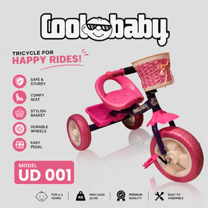 3 Wheel Cycle for Toddlers & Kids (UD001)