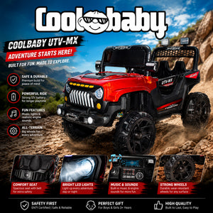 CoolBaby Toys Beast Jeep toy car in vibrant colors, featuring rugged design and playful details for kids' outdoor adventures.