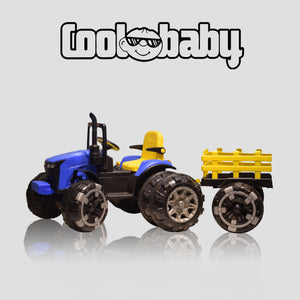 Coolbaby Kids Ride-On 6688 Bahubali Tractor with Trolley 🚜