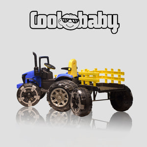 Coolbaby Kids Ride-On 6688 Bahubali Tractor with Trolley 🚜
