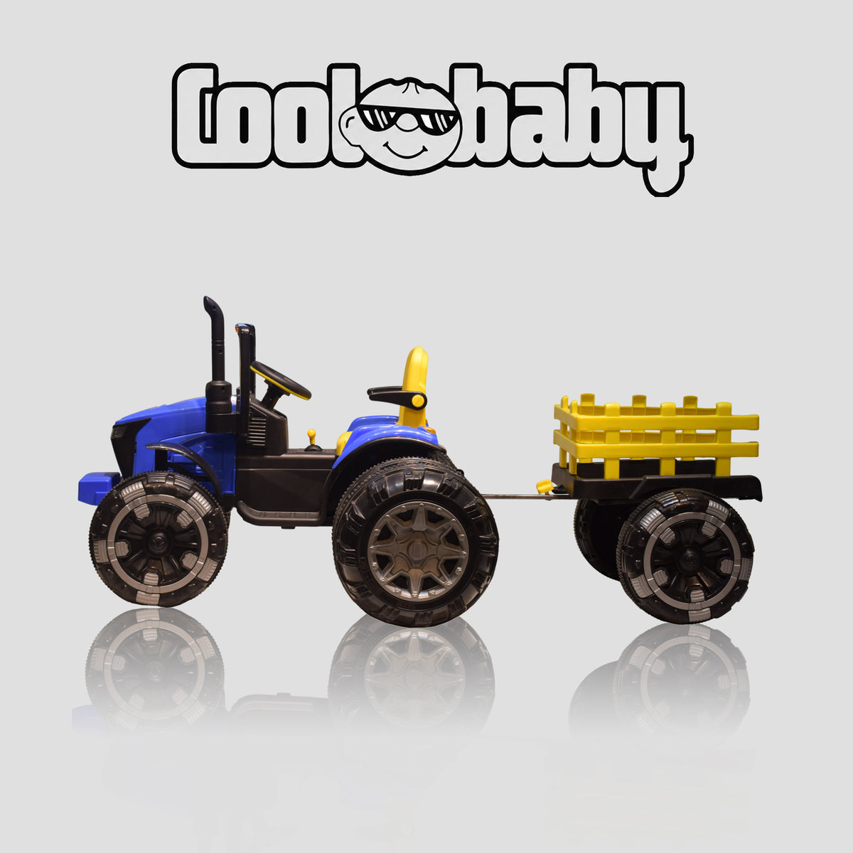 Coolbaby Kids Ride-On 6688 Bahubali Tractor with Trolley 🚜