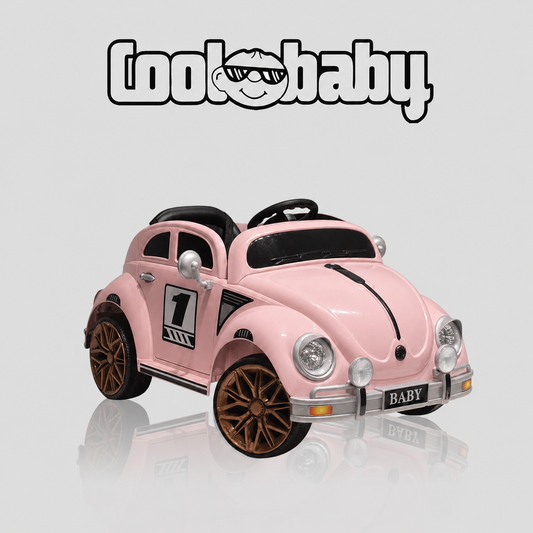 Colorful Coolbaby 3001 Beetle toy car by coolbaby.co.in with detailed design, perfect for children’s play and imaginative fun.