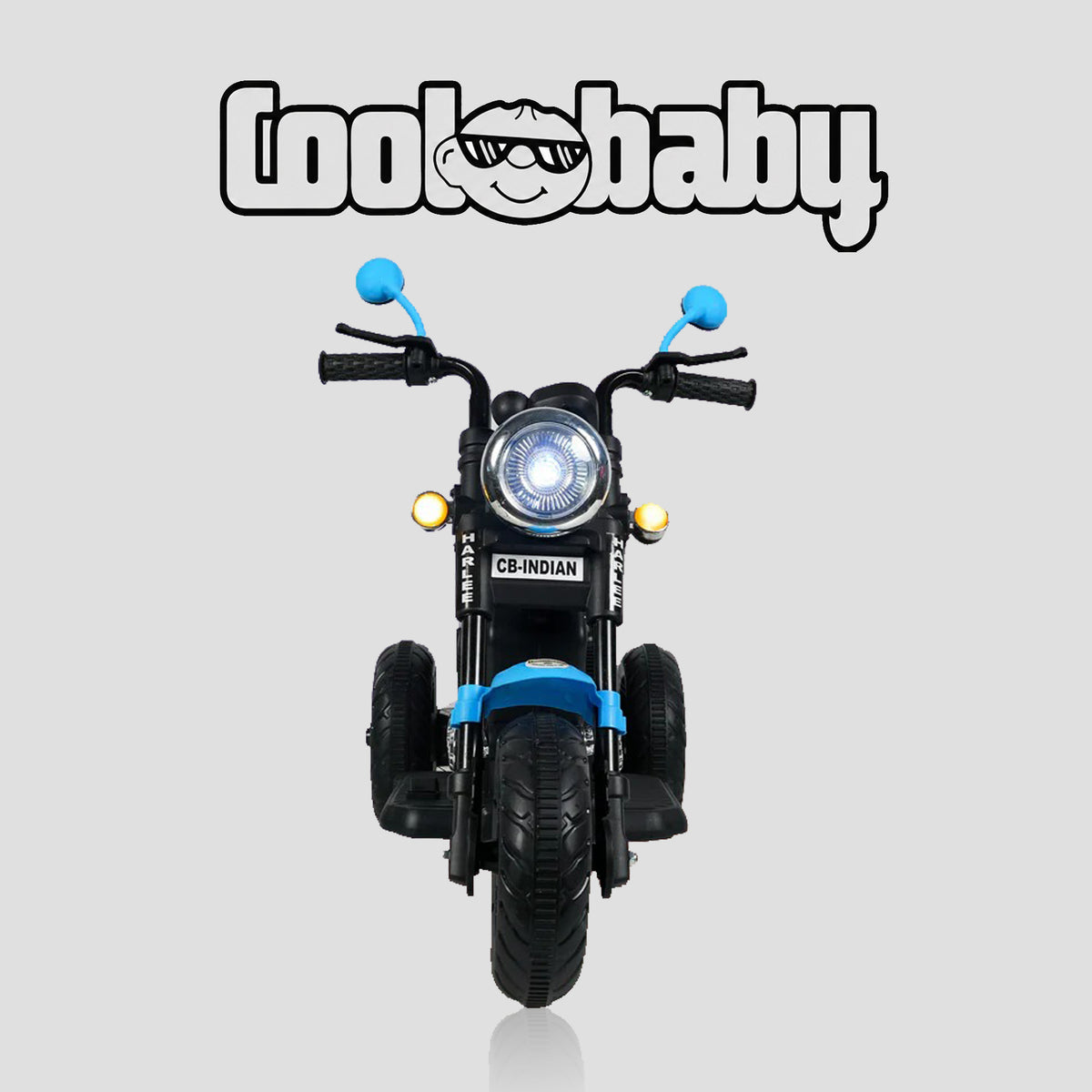 Coolbaby Indian Mini Bike toy bike in vibrant colors, designed for children, with a sturdy frame and playful style.