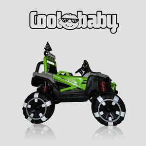 Coolbaby 1009 Jeep toy car in vibrant red with black wheels, designed for kids, showcasing a realistic miniature vehicle.