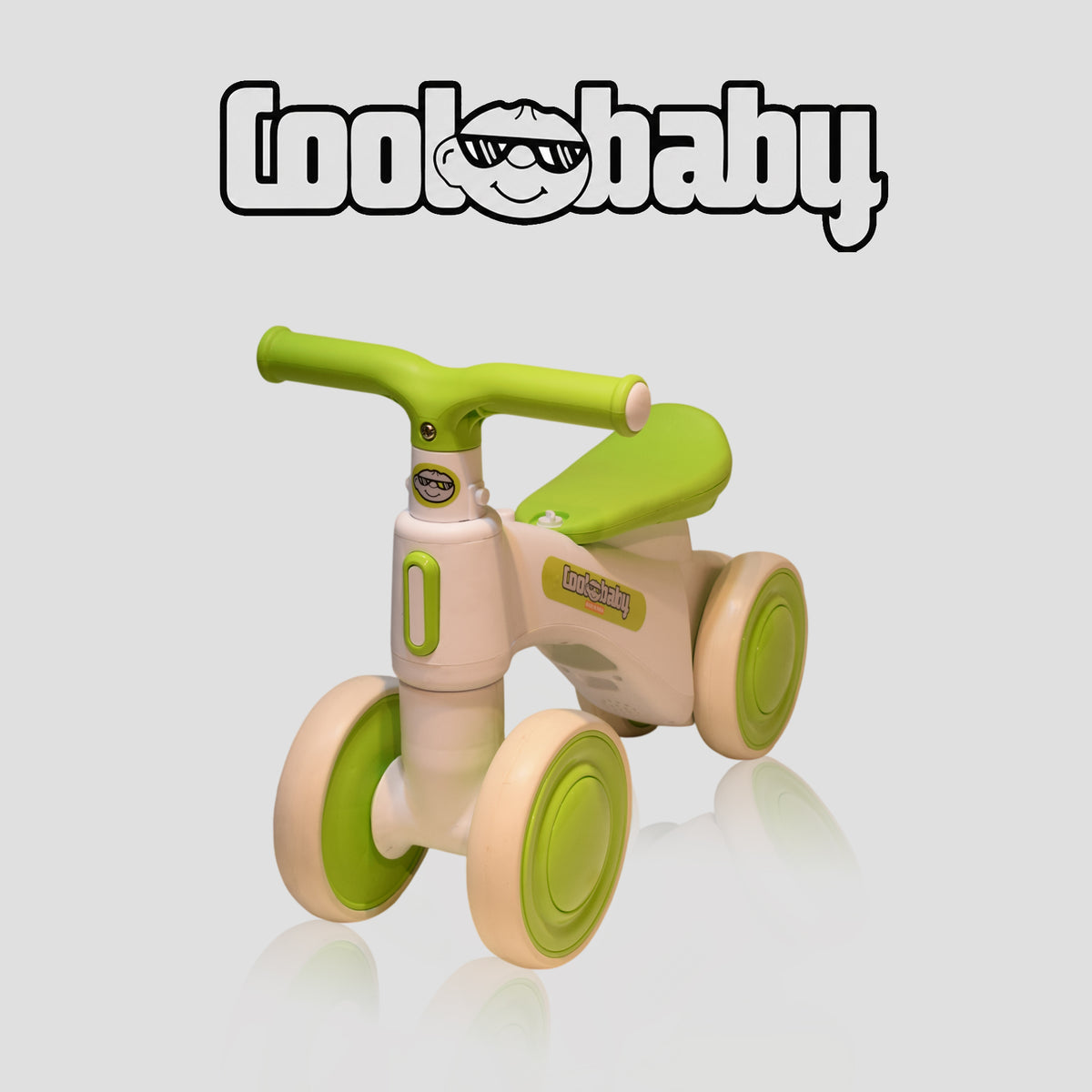Green 2010 Rider bicycle by Coolbaby.co.in with a sleek frame and modern design, perfect for young riders.