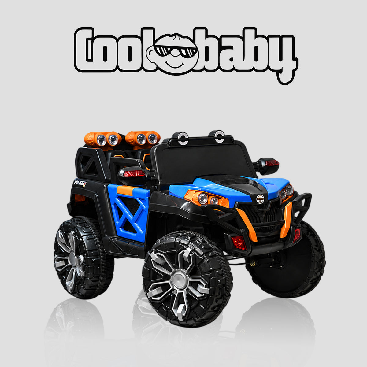 Coolbaby 2188 Jeep toy by coolbaby.co.in, a colorful miniature plastic toy Jeep for kids, featuring realistic design and vibrant colors.