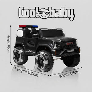 Coolbaby 6177 police toy jeep for kids, featuring a realistic police jeep design with vibrant colors and detailed exterior.