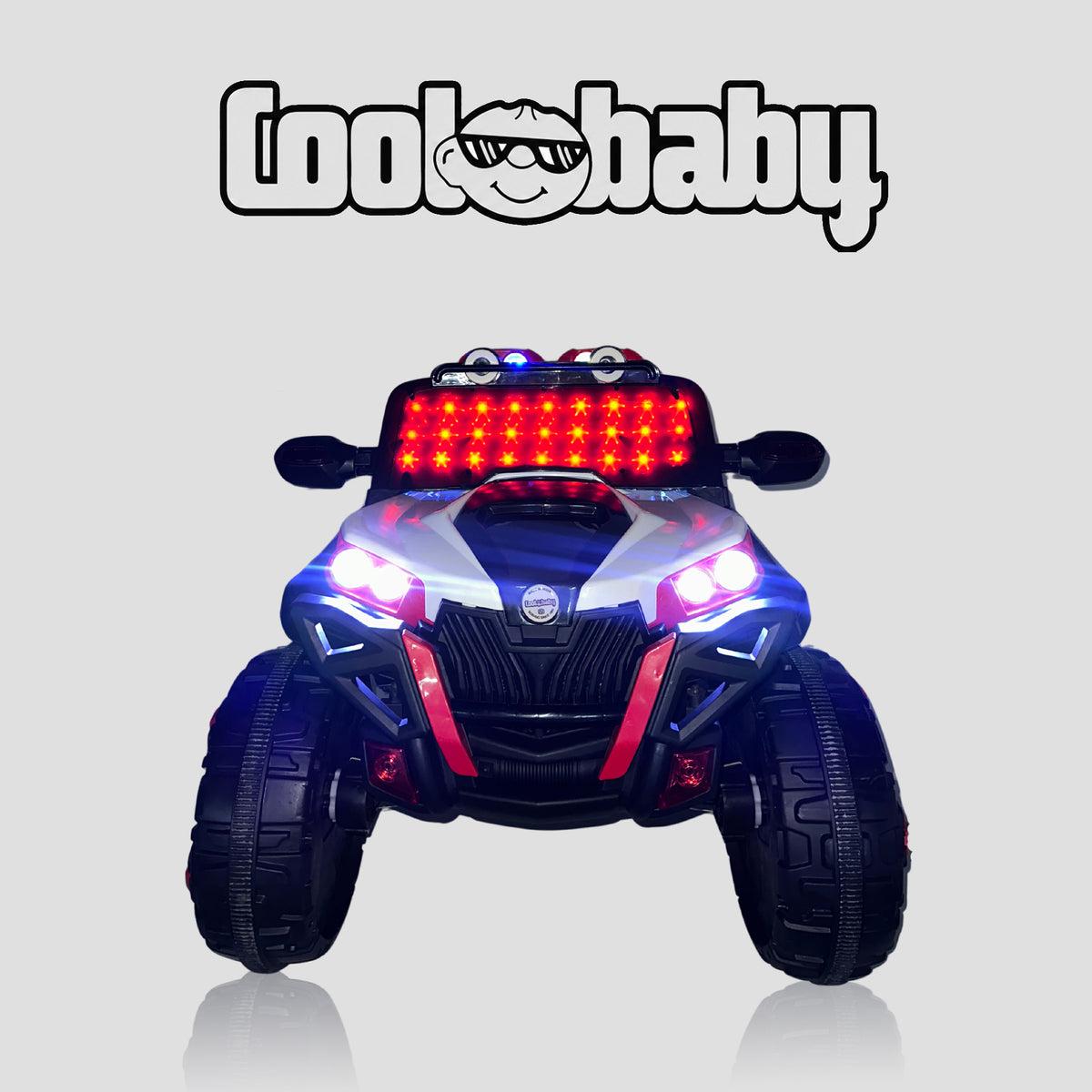 Coolbaby 2188 Jeep toy car, vibrant green mini vehicle for kids, with realistic Jeep design and sturdy plastic construction.