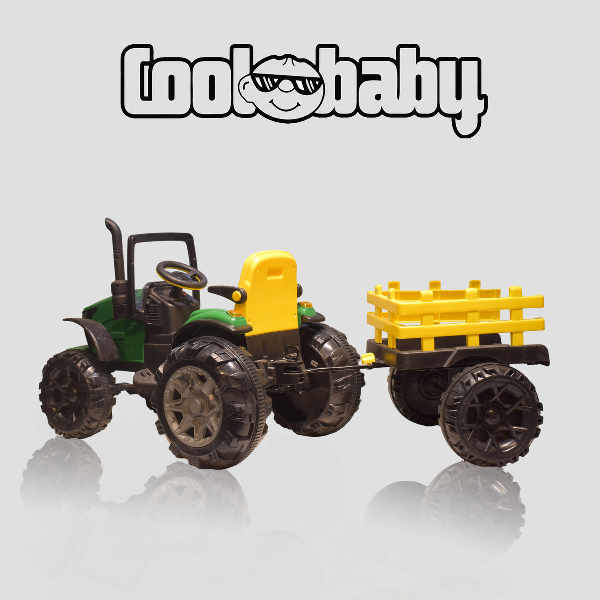 Coolbaby Kids Ride-On 6688 Tractor with Trolley 🚜